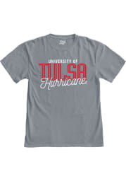 Tulsa Golden Hurricanes Womens Grey Amaze Me Short Sleeve T-Shirt