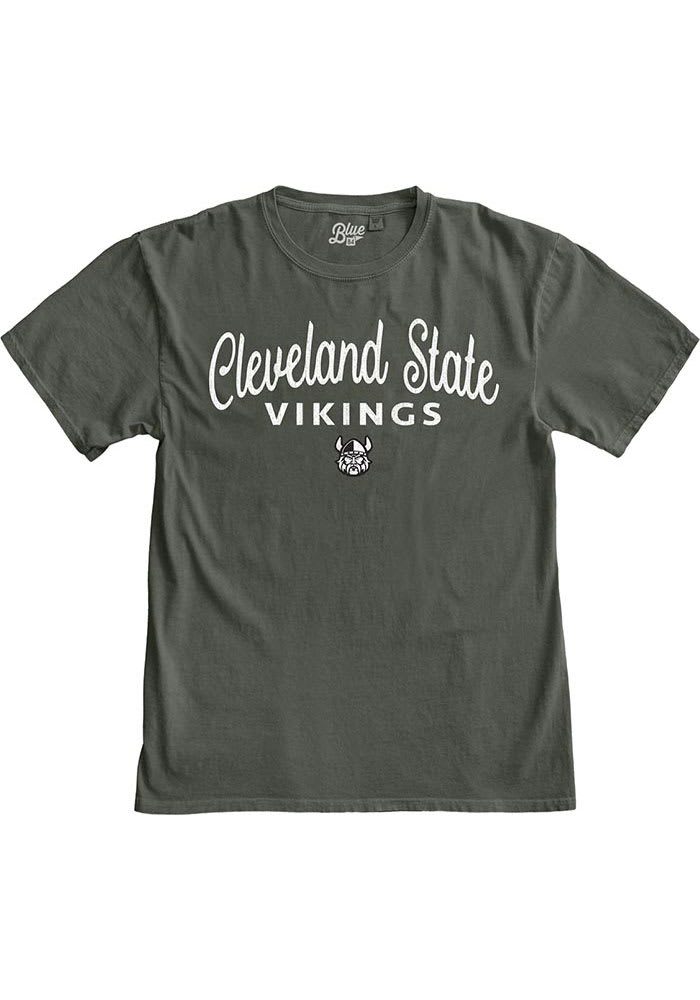 Cleveland State Vikings Womens Green Flip the Script Short Sleeve T-Shirt