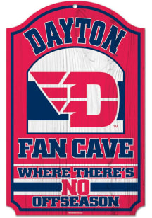 Dayton Flyers Fan Cave Wood Sign