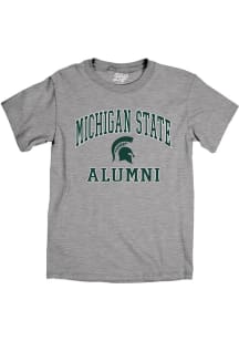 Michigan State Spartans Grey Alumni Short Sleeve T Shirt