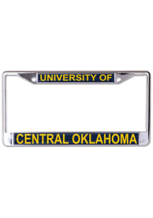 Central Oklahoma Bronchos Metallic Inlaid License Frame