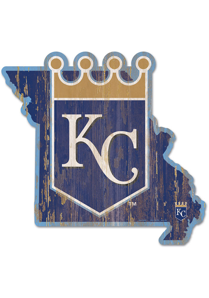 Kansas City Royals state shape Sign