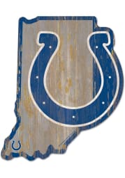 Indianapolis Colts state shape Sign