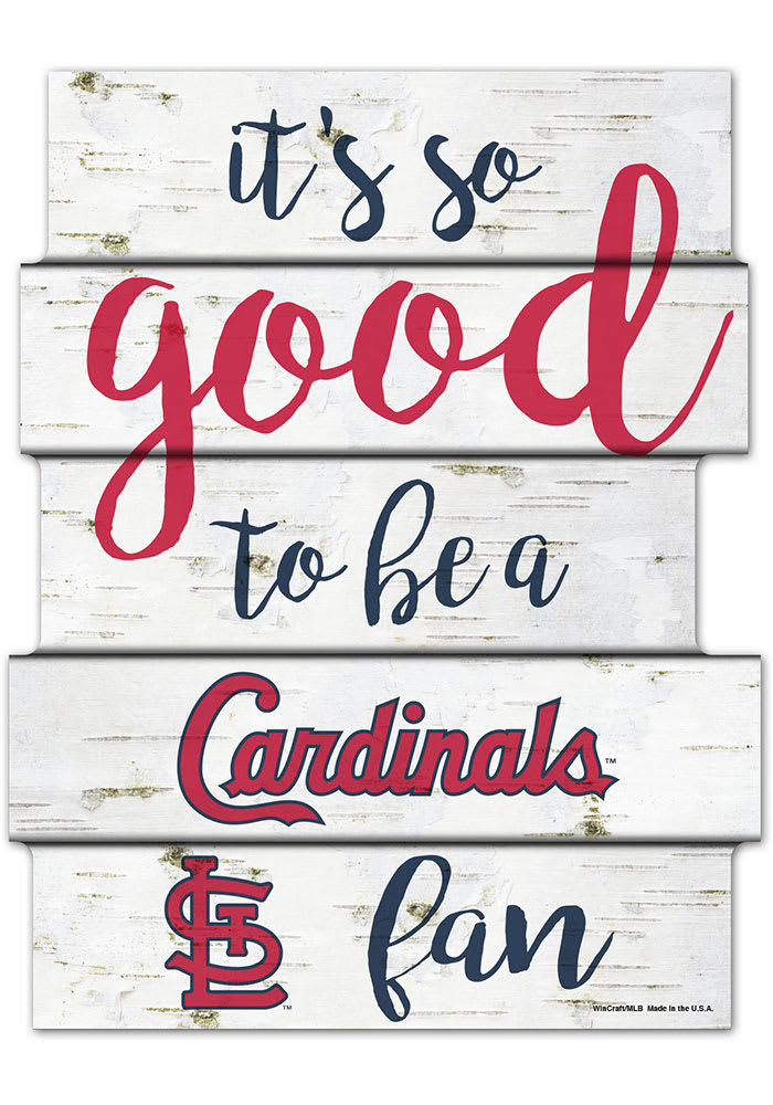 St Louis Cardinals birch Sign