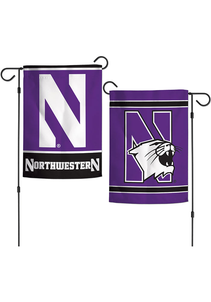 Northwestern Wildcats 2 Sided 13X18 Garden Flag
