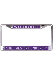 Northwestern Wildcats Purple  Metallic License Frame