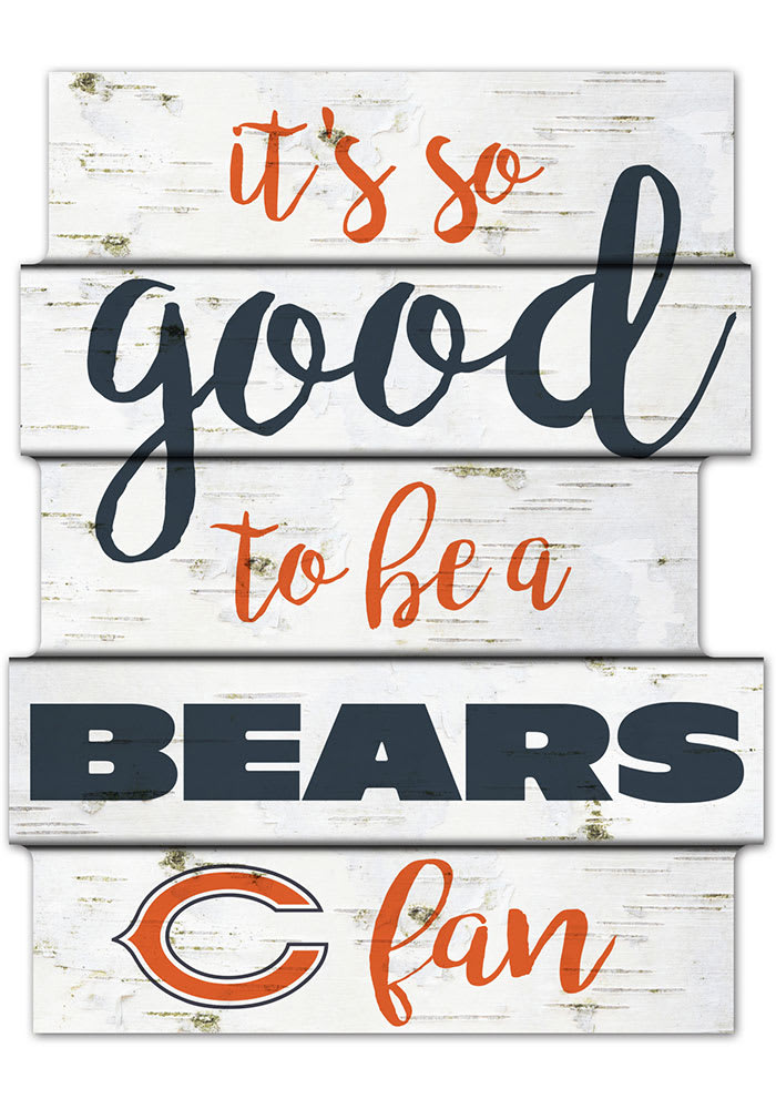 Chicago Bears birch Sign