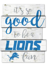 Detroit Lions birch Sign
