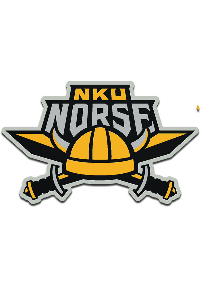 Northern Kentucky Norse Acrylic Car Emblem - Yellow
