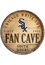 Chicago White Sox round fan cave Sign