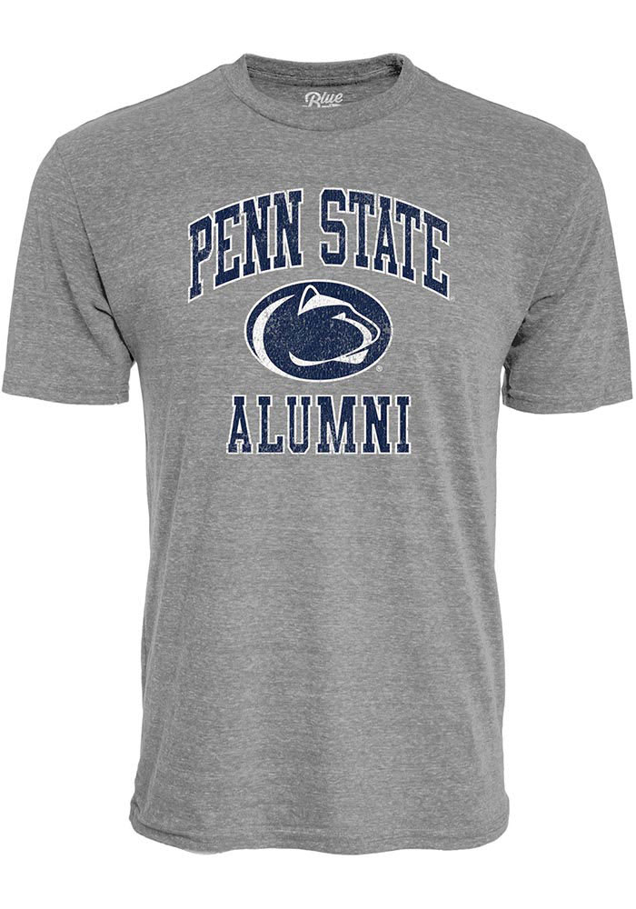 Penn State Nittany Lions Grey Alumni Triblend Short Sleeve Fashion T Shirt