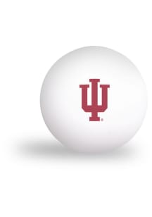 Indiana Hoosiers White  6 Pack Ping Pong Balls