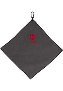 Grey Indiana Hoosiers 15x15 Microfiber Golf Towel