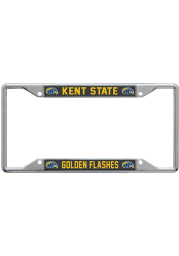 Kent State Golden Flashes Printed Metallic License Frame