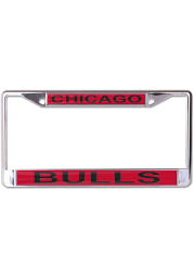 Chicago Bulls Printed Metallic License Frame