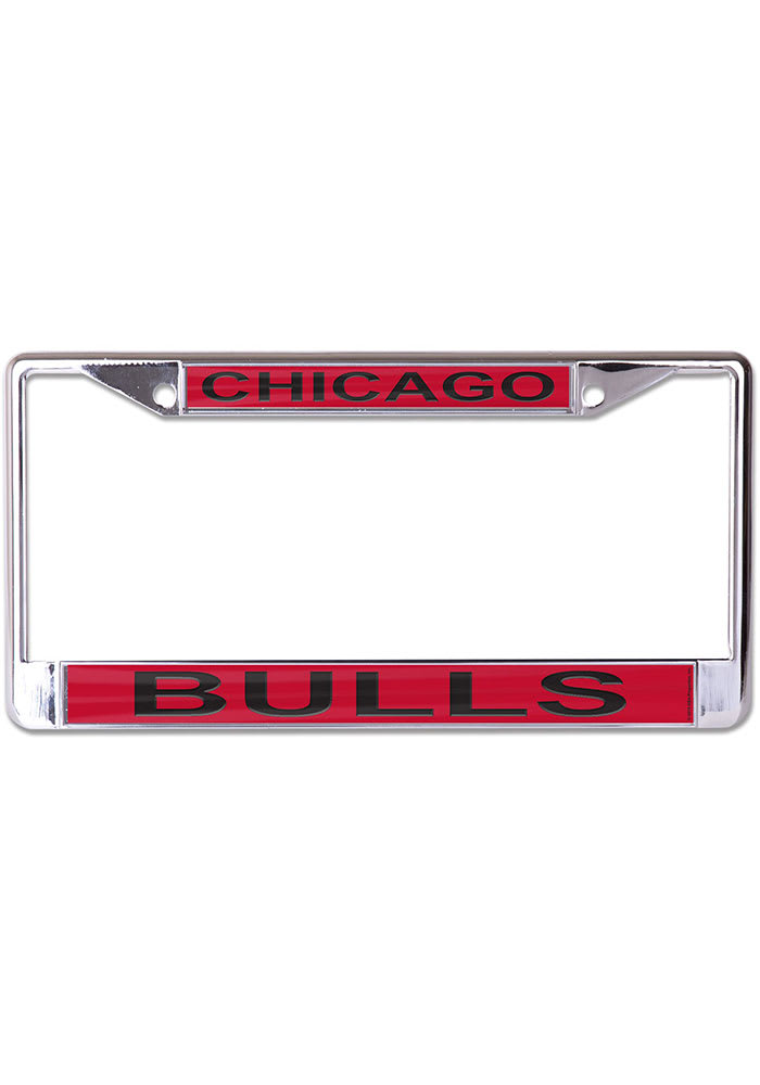 Chicago Bulls Printed Metallic License Frame