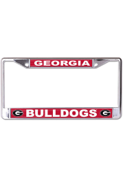 Georgia Bulldogs Printed Metallic License Frame