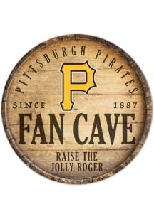 Pittsburgh Pirates round fan cave Sign