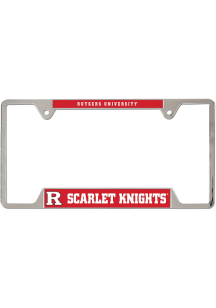 Rutgers Scarlet Knights Red  Metallic Inlaid License Frame