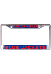 Columbus Blue Jackets Metallic Inlaid License Frame