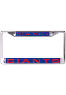 New York Giants Metallic Inlaid License Frame