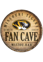 Missouri Tigers round fan cave Sign
