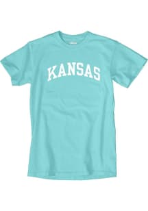 Kansas Jayhawks Blue Classic Arch Short Sleeve T Shirt
