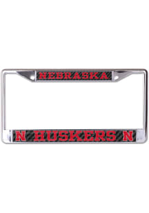Nebraska Cornhuskers Black  Carbon Fiber License Frame