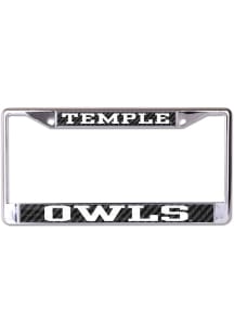 Temple Owls Carbon Fiber License Frame