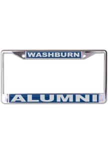 Washburn Ichabods Alumni Metallic License Frame