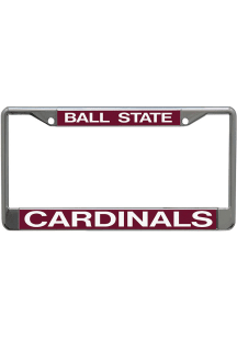 Ball State Cardinals Metallic Inlaid License Frame