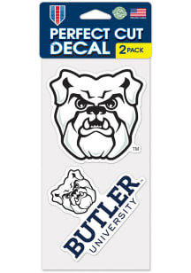 Butler Bulldogs 4x4 2 Pack Auto Decal - Red