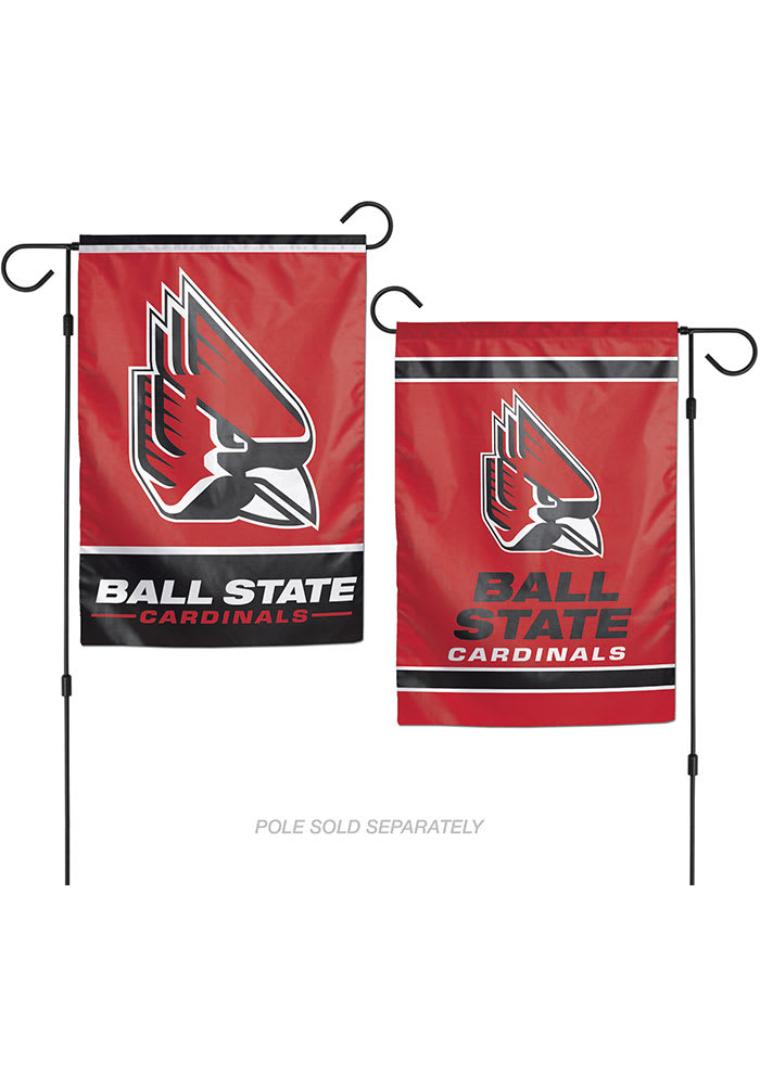 Ball State Cardinals 12x18 inch 2 Sided Garden Flag