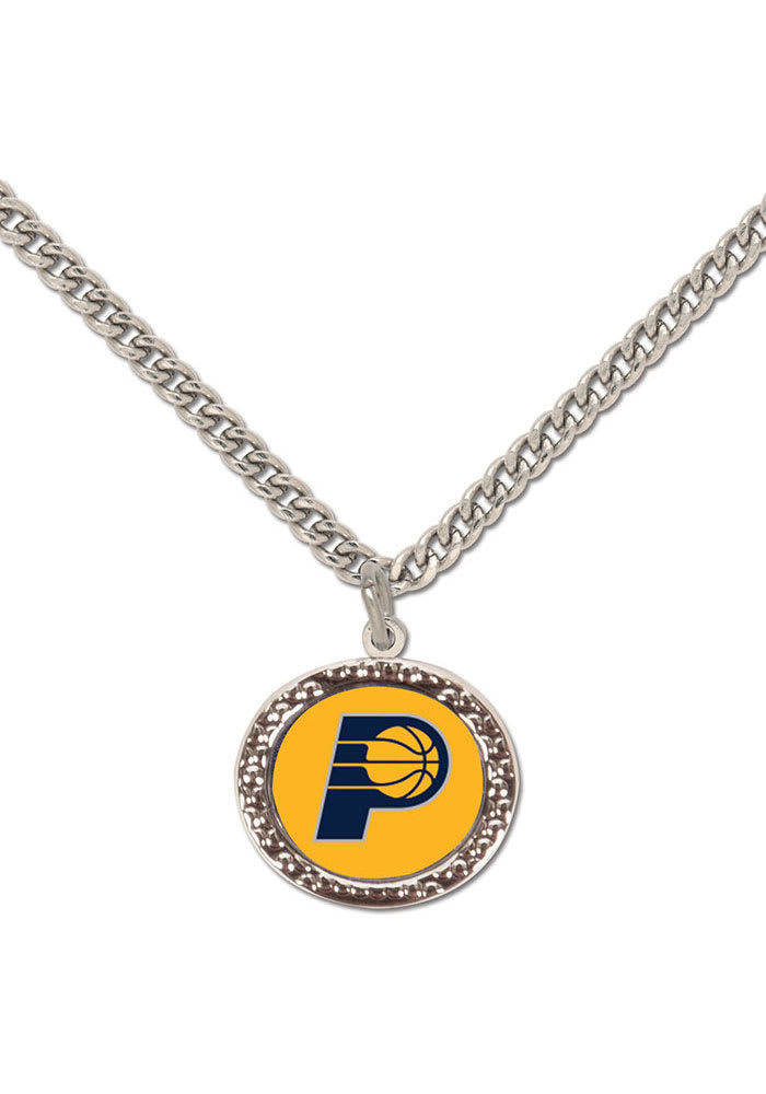 Indiana Pacers Hammered Womens Necklace