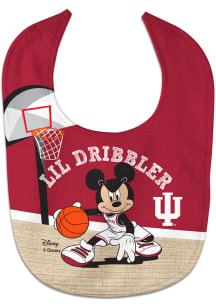 Indiana Hoosiers  Mickey All Pro Baby Bib - Red
