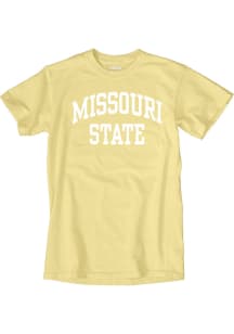 Missouri State Bears Yellow Classic Arch Short Sleeve T Shirt