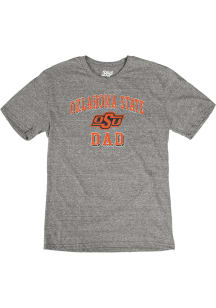Oklahoma State Cowboys Grey Dad Number One Short Sleeve Fashion T Shirt
