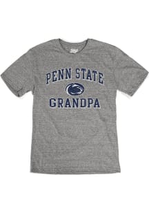 Grey Penn State Nittany Lions Grandpa Number One Short Sleeve Fashion T Shirt