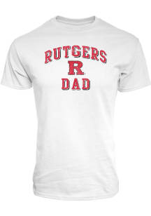 Rutgers Scarlet Knights Dad Number One Short Sleeve T Shirt - White