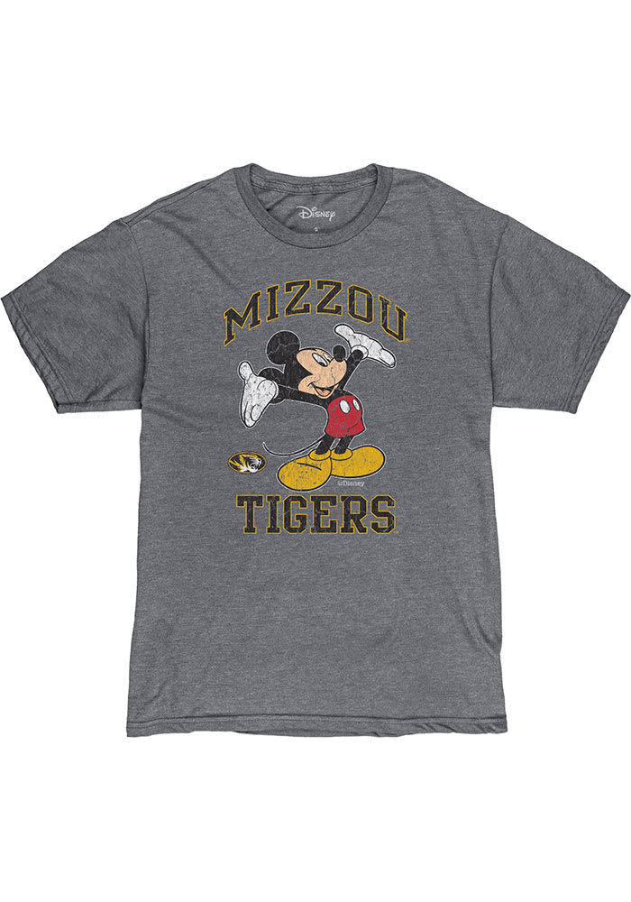 Missouri Tigers Grey Dis Right Here Mickey Short Sleeve Fashion T Shirt