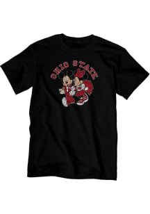 Black Ohio State Buckeyes Dis College Fever Short Sleeve Fashion T Shirt