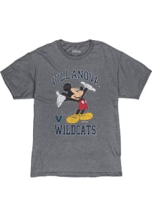 Villanova Wildcats Grey Dis Right Here Mickey Short Sleeve Fashion T Shirt