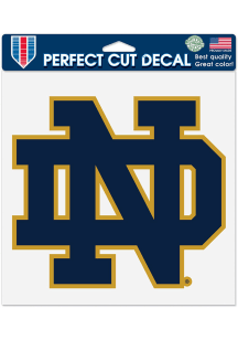 Notre Dame Fighting Irish ND Logo Auto Decal - Navy Blue