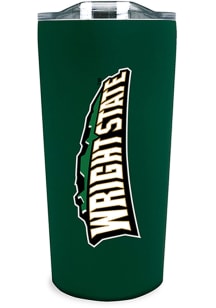 Wright State Raiders Team Logo 18oz Soft Touch Stainless Steel Tumbler - Green