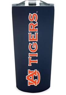 Auburn Tigers Team Logo 18oz Soft Touch Stainless Steel Tumbler - Navy Blue
