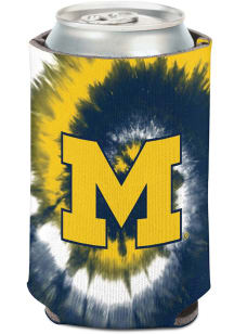 Navy Blue Michigan Wolverines Tie Dye Coolie