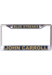 John Carroll Blue Streaks Inlaid License Frame