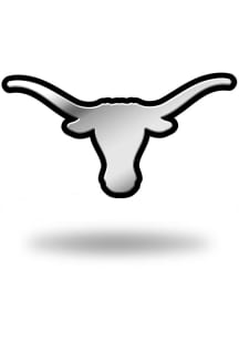 Texas Longhorns Plastic Molded Car Emblem - Silver