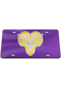 West Chester Golden Rams Team Color Acrylic Car Accessory License Plate