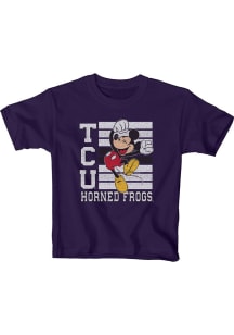 TCU Horned Frogs Youth Purple Mickey Big Hooray Short Sleeve T-Shirt